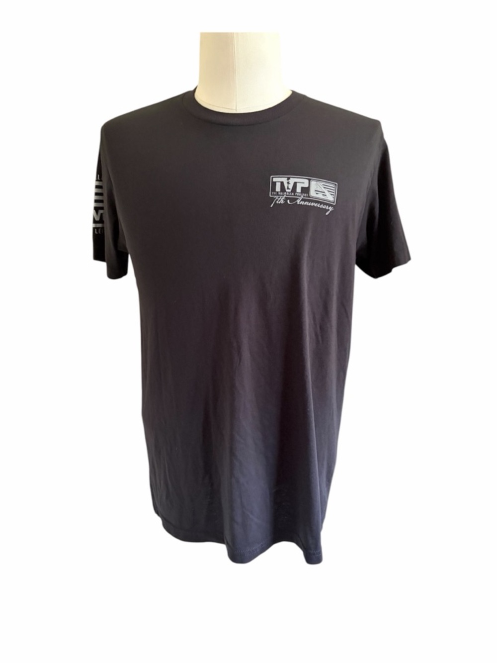 TVP Til Valhalla Project medium 7th Anniversary Commemorative Graphic T-Shirt